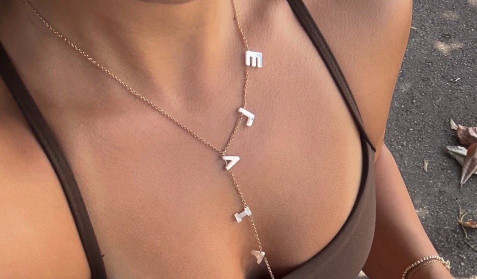 Mother of Pearl Lariat Necklace