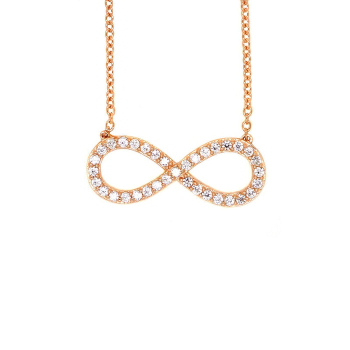Pave Infinity Necklace