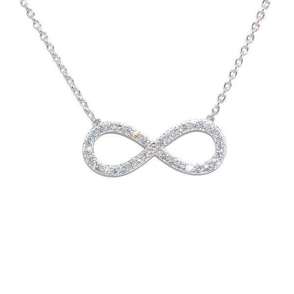 Pave Infinity Necklace