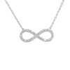 Pave Infinity Necklace